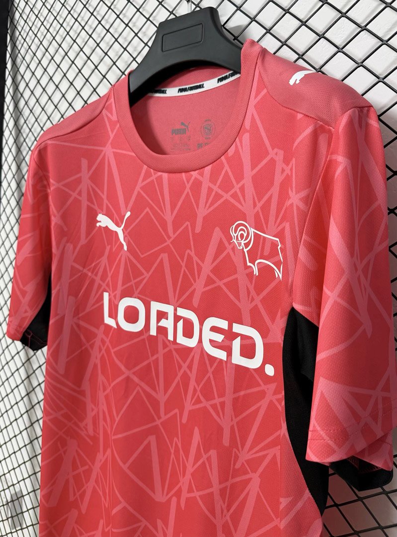 26/27 Derby County Away Red Jersey