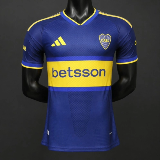 Player Version 26/27 Boca Juniors Home Blue and Yellow Horizontal Band Jersey