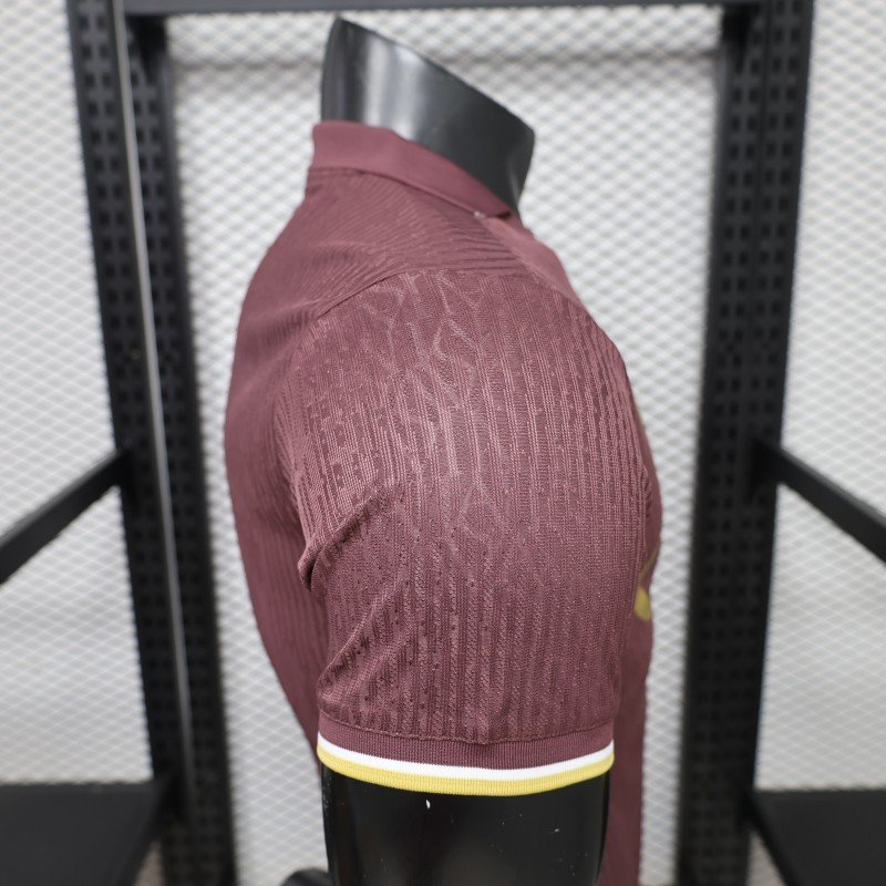 Player Version 26/27 AS Monaco Away Maroon Jersey