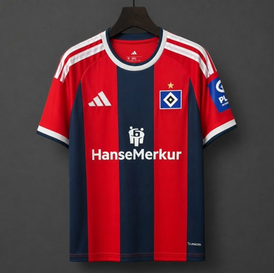26/27 Hamburger SV Red Jersey