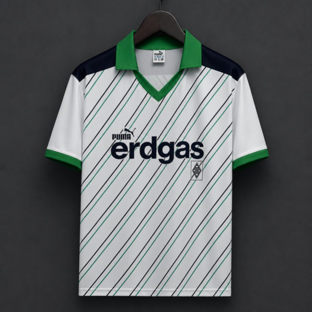 Retro 1984/85 Borussia Mönchengladbach Home White Jersey