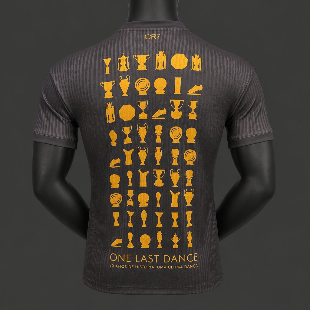 Player Version 2026 Cristiano Ronaldo "One Last Dance" Portugal Black Jersey