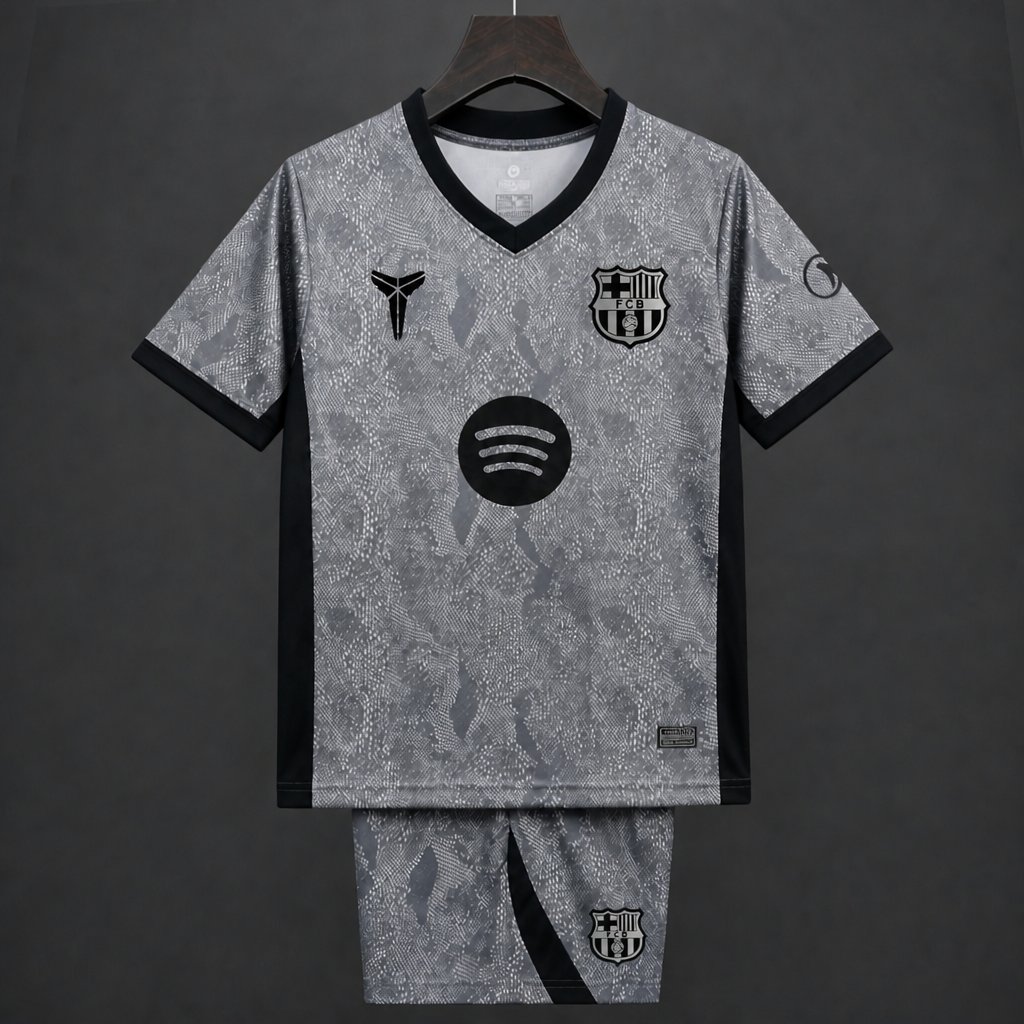 26/27 Kids Barcelona Goalkeeper Grey Jersey