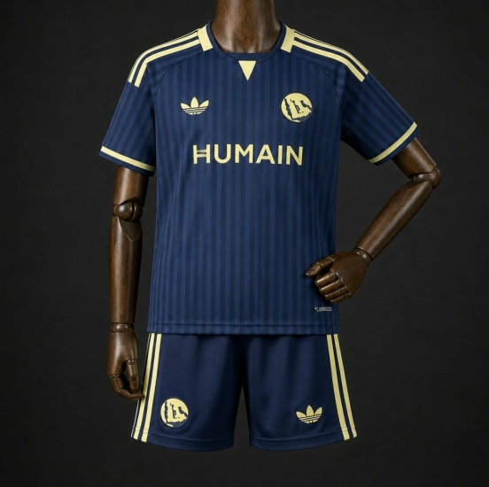 26/27 Kids  Al-Nassr Away Navy Jersey Kit