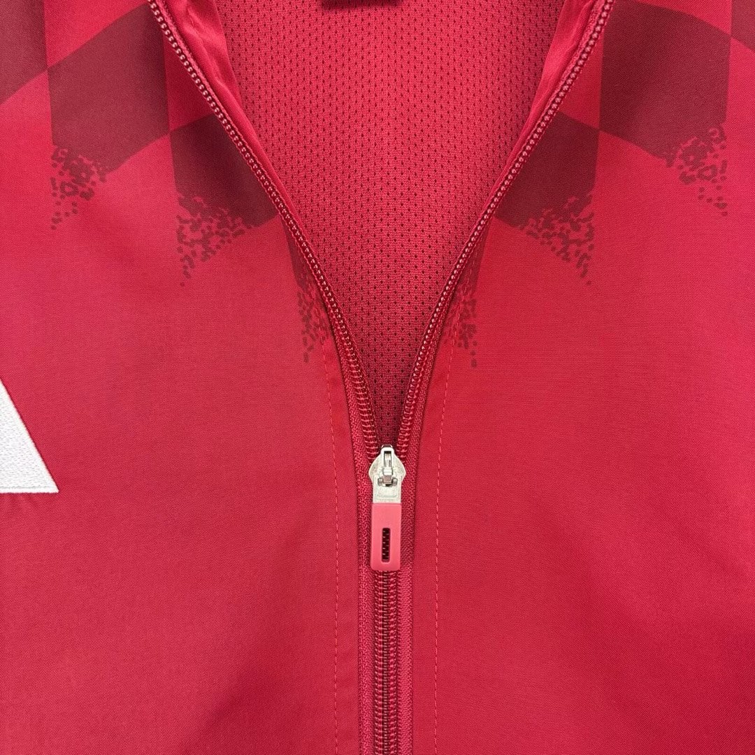26/27 Arsenal  Red Full Zipper Windbreaker Jacket