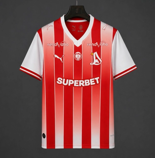 26/27 Dinamo Bucuresti Home Red Jersey
