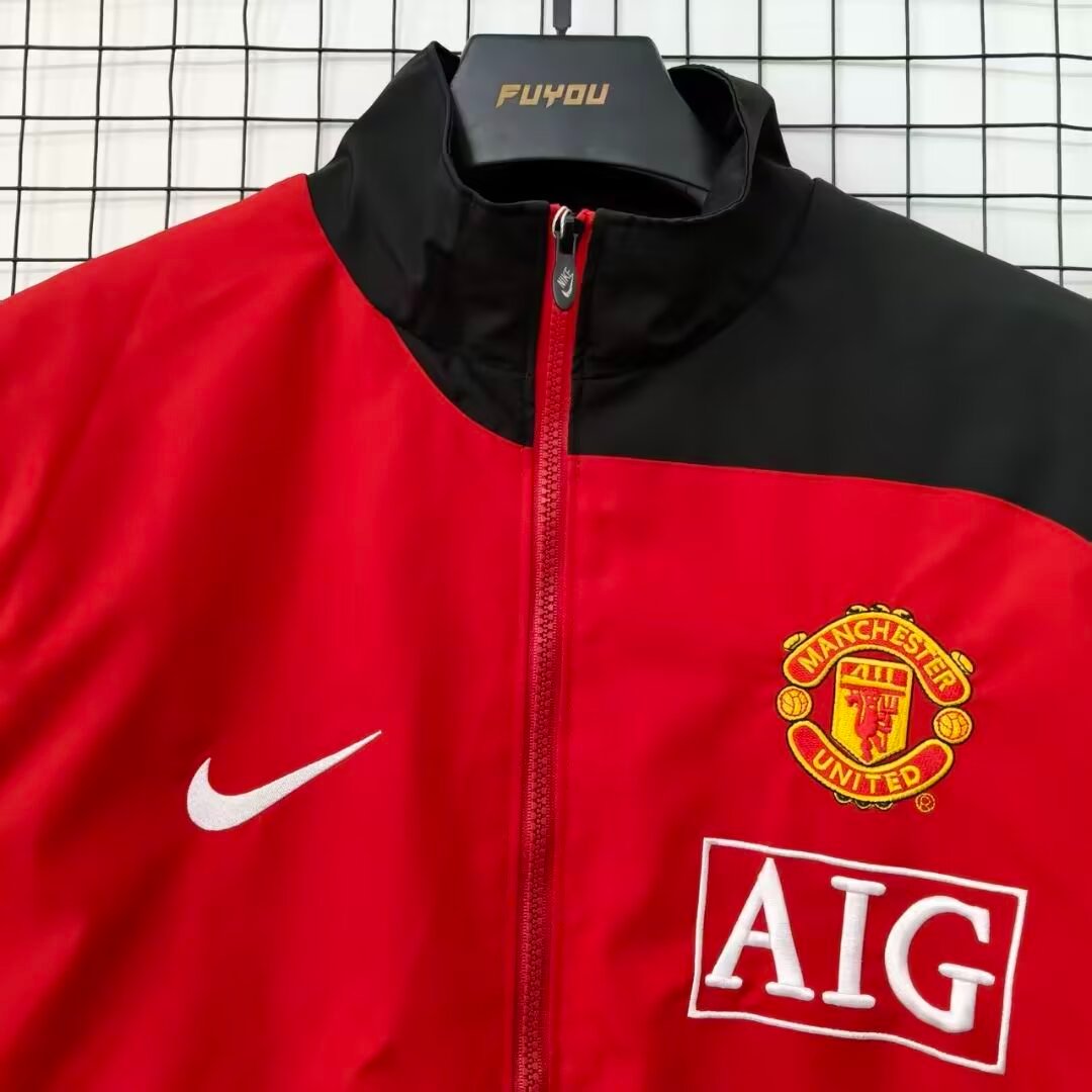26/27 Manchester United Red Full Zipper Padded Jacket